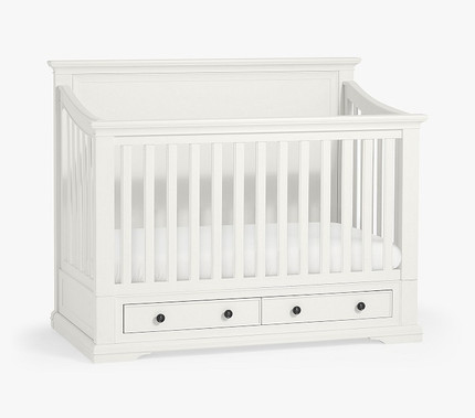 Click for more info about Larkin 4-in-1 Convertible Storage Crib | Pottery Barn Kids