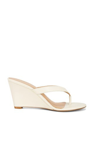 RAYE Eve Wedge in Cream. - size 6.5 | Revolve Clothing (Global)