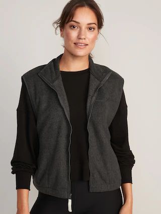Fleece Full-Zip Vest for Women | Old Navy (US)
