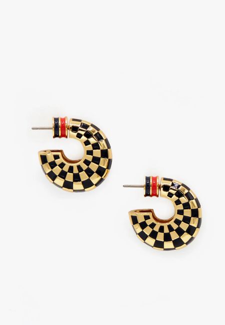 If these don’t belong on my ears, I don’t know what does. I’m totally in love with these gold and black, checkered hoops for spring.

#StatementEarrings #NewArrivals #Spring #SpringAccessories #CheckeredAccessories #Earrings #Hoops 

#LTKSeasonal #LTKstyletip #LTKfindsunder100