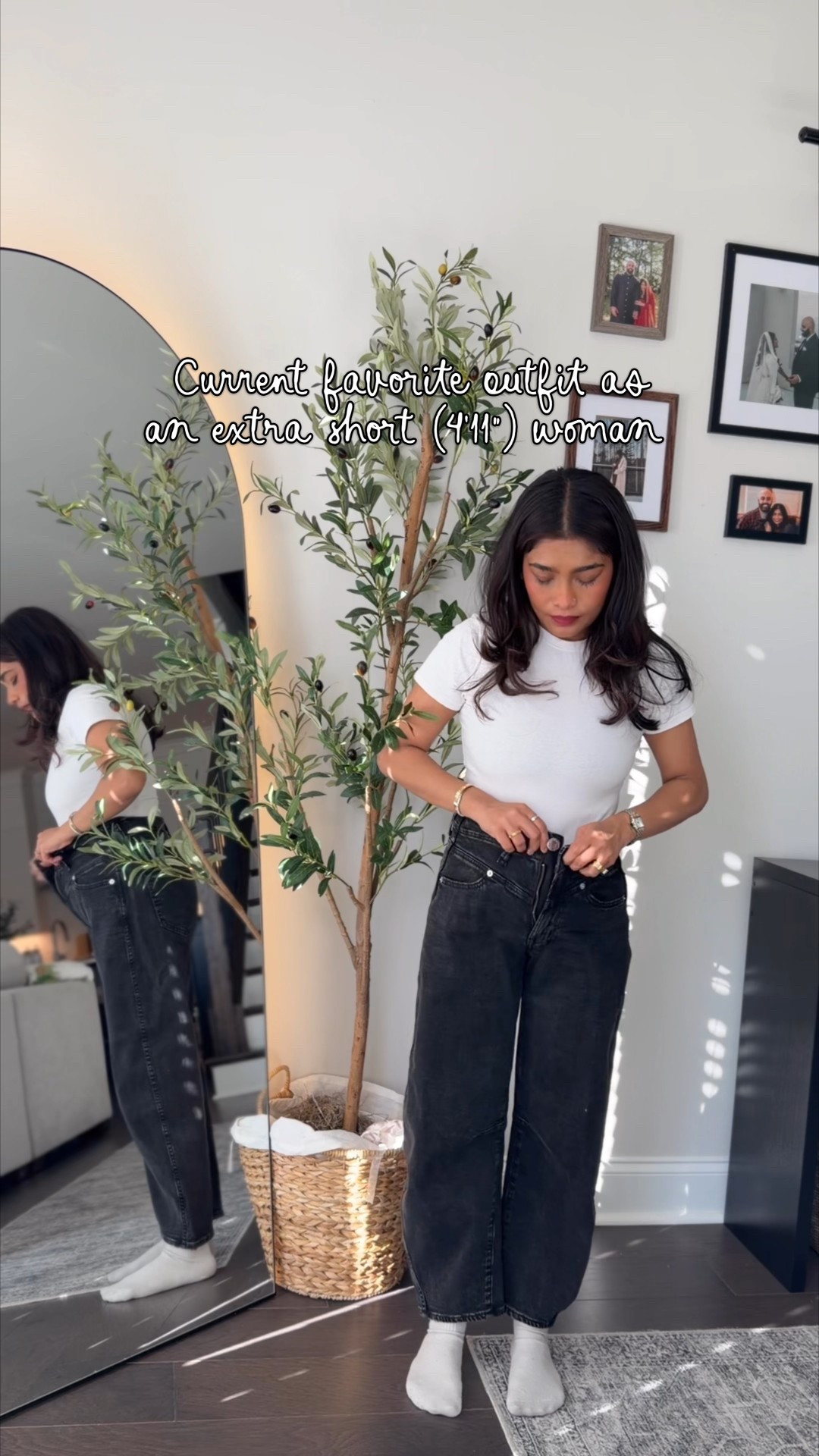 Petite mom winter everyday outfit:

Jeans are petite friendly, comfortable and under &40. Wearing 25 short. 

Wearing small in sweater 

#LTKgrwm #LTKmomlife #LTKPetite