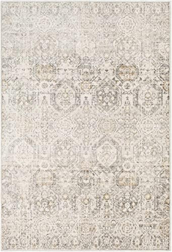 Parkerfield Moroccan Farmhouse Living Room Bedroom Dining Room Area Rug - Bohemian Style - Boho Vint | Amazon (US)