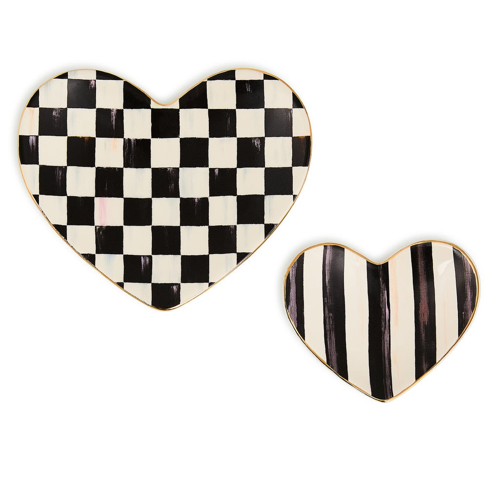 Heart Trinket Dishes, Set of 2 | MacKenzie-Childs