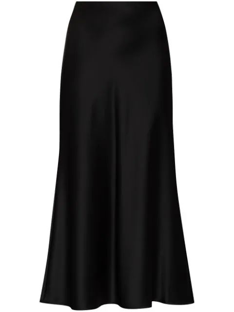 flared high-waist midi skirt | Farfetch (UK)