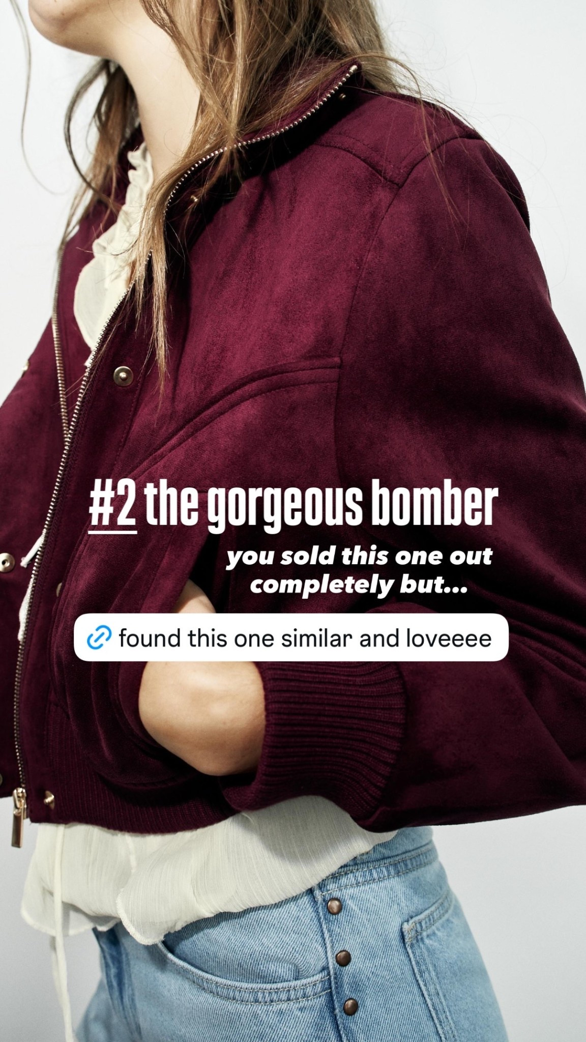 #2 the gorgeous bomber you sold this one out completely but linked it in case it comes back in stock and a couple other similar options that look amazing!

#LTKOver40 #LTKSeasonal
