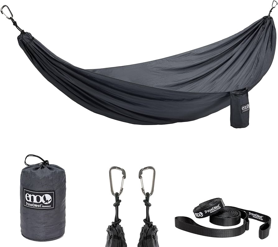 ENO TravelNest Hammock & Straps Combo - Portable Hiking and Camping Hammock with Straps Included ... | Amazon (US)