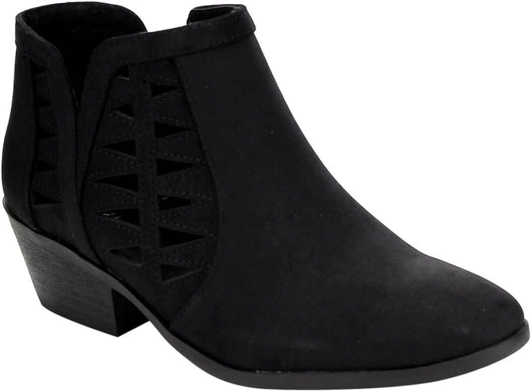 Chance Women's Closed Toe Multi Strap Ankle Bootie | Amazon (US)