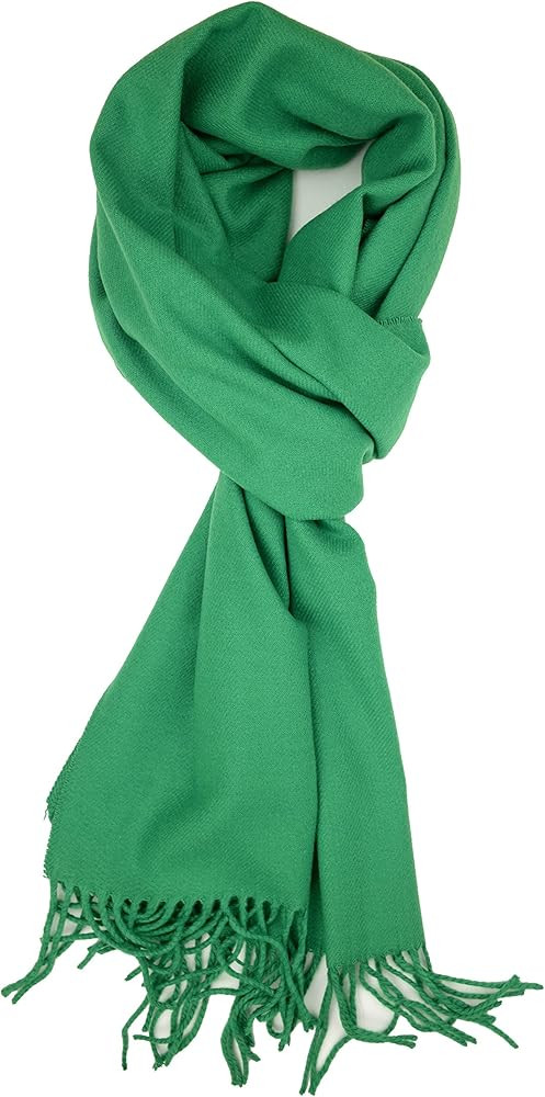 Plum Feathers Winter Scarf Shawl with Cashmere Feel - Rich Solid Colors Winter Scarves and Wraps ... | Amazon (US)