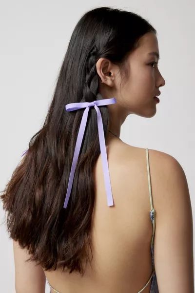 Ribbon Hair Bow Barrette Set | Urban Outfitters (US and RoW)
