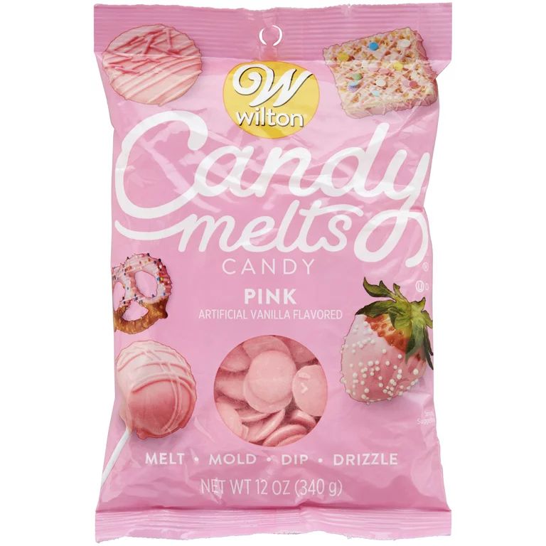 Wilton Pink Candy Melts Candy, 12 oz | Walmart (US)