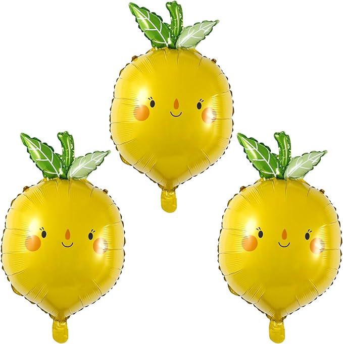 Lemon Balloons Summer Balloon Fruit Foil Balloons for Fruit Lemon Themed Birthday Party Balloons ... | Amazon (US)