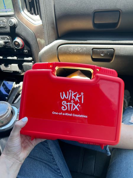 This was great to keep my kids (7 & 10) busy in a road trip. Would be great for airplane too. I’d say any age between 3-10. Lots to do inside and comes in this nifty little case. 

#LTKtravel #LTKkids #LTKfamily
