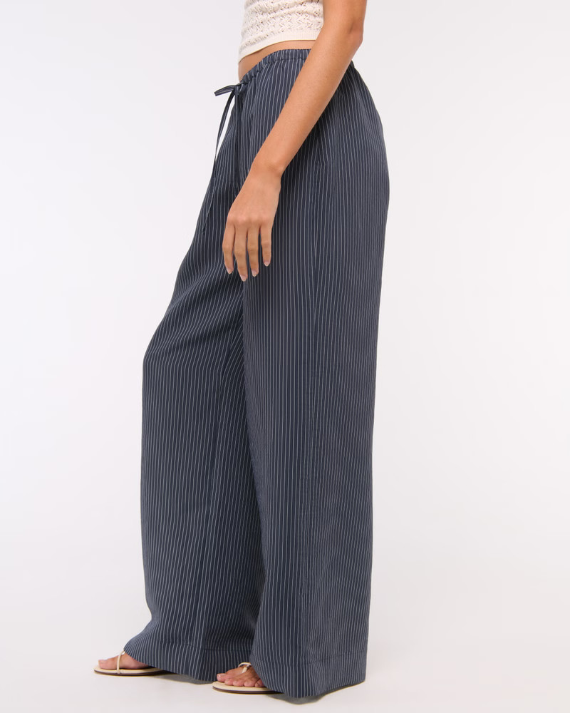 Wide Leg Pull-On Pant | Abercrombie & Fitch (US)