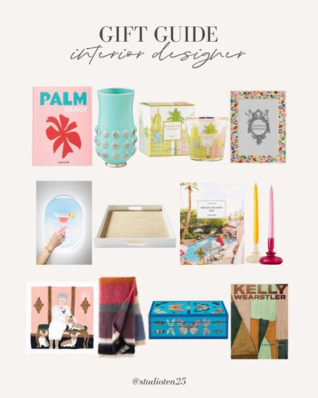 These are a few of my favorite things... 🎶😉 For the one with a passion for interior design, you can't go wrong filling their stocking with: 

– Palm Beach Assouline Coffee Table Book
– Baobab Miami Candle
– Jonathan Adler Maritime Urn Vase
– Jonathan Adler Botanist Lacquer Box
– Anthropologie Great Escapes USA Coffee Table Book
– Anthropologie Colorful Candlesticks
– Serena and Lily White South Beach Tray
– Mantas Ezcaray Matisse Color block Mohair-Blend Throw
– Kelley Wearstler Evocative Style Coffee Table Book
– Etsy Queen Elizabeth II Art Print 
– Olivia Riegel Dominique Crystal Glass Frame
– Gray Malan Bon Voyage The City Girl Print

#LTKHoliday 

#LTKGiftGuide #LTKSeasonal