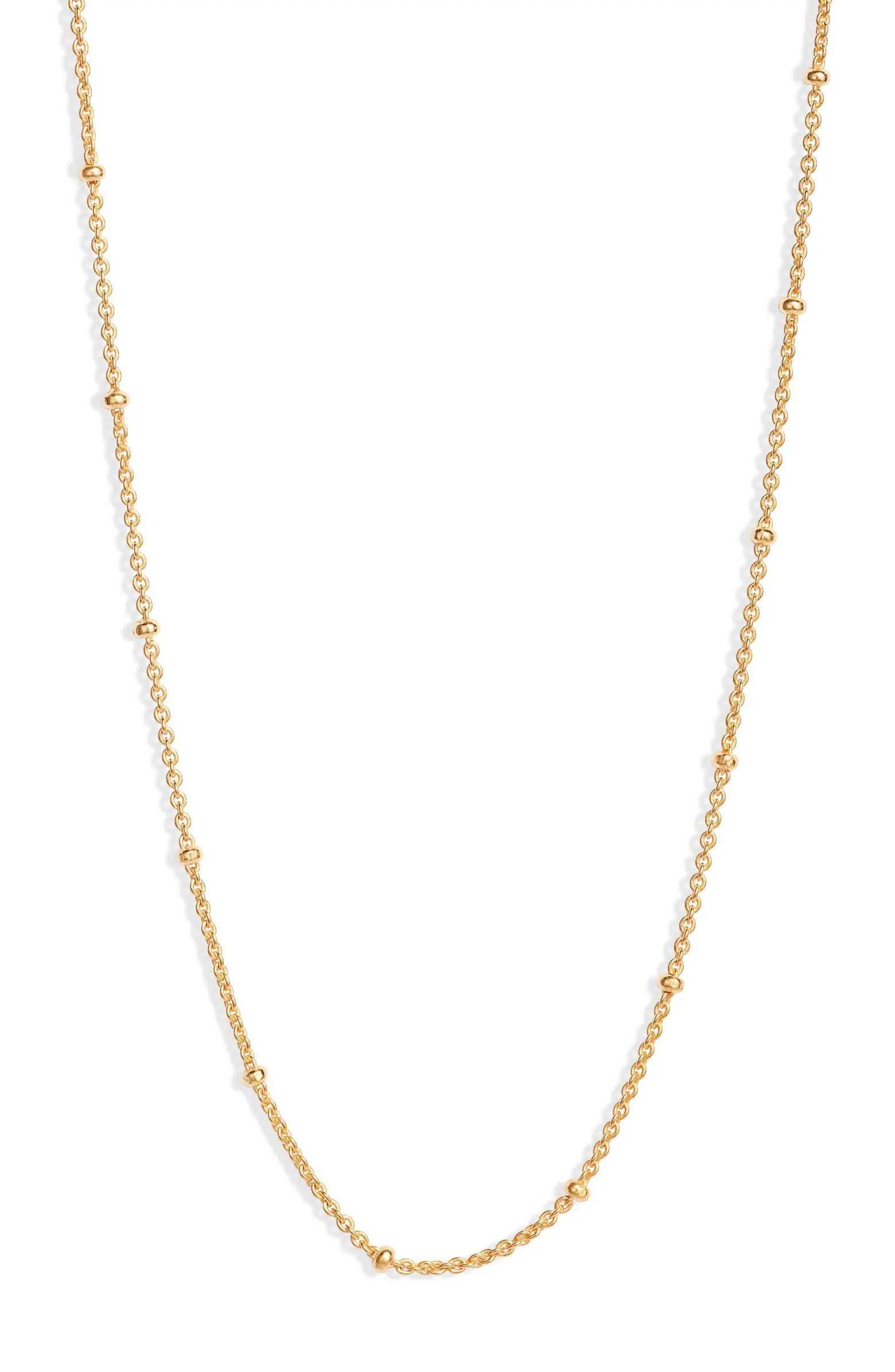 21-Inch Fine Beaded Chain | Nordstrom