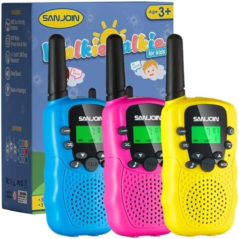 Walkie Talkies for Kids Toys Stocking Stuffers for Kid Boys Girls 4-6, 3 Miles Range Walkie Talki... | Amazon (US)