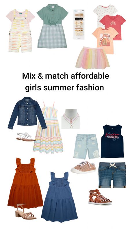 I love mix & match affordable kids clothes and @walmartfashion always has such great pieces!  Thankful to be a #walmartpartner and share these fun styles my little girl helped me pick out.  All of these items can be mixed and matched all summer long to create many different outfits and help stretch the budget even further.

#LTKSeasonal #LTKsalealert #LTKkids