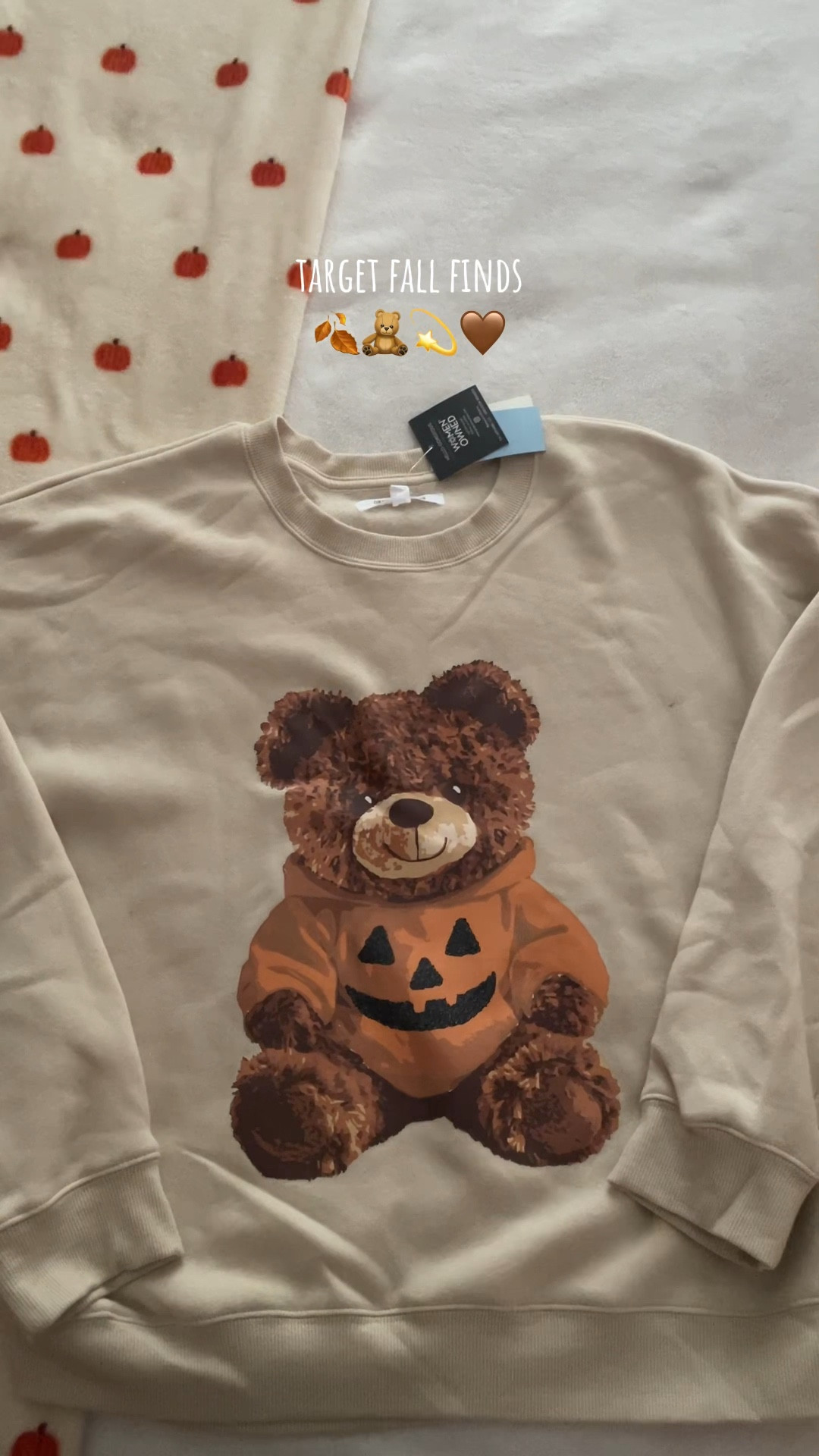 Target Fall haul 🍂✨

• Bullseye section & women’s teddy bear pumpkin sweatshirt 🧸

#LTKHome #LTKFindsUnder50 #LTKSeasonal
