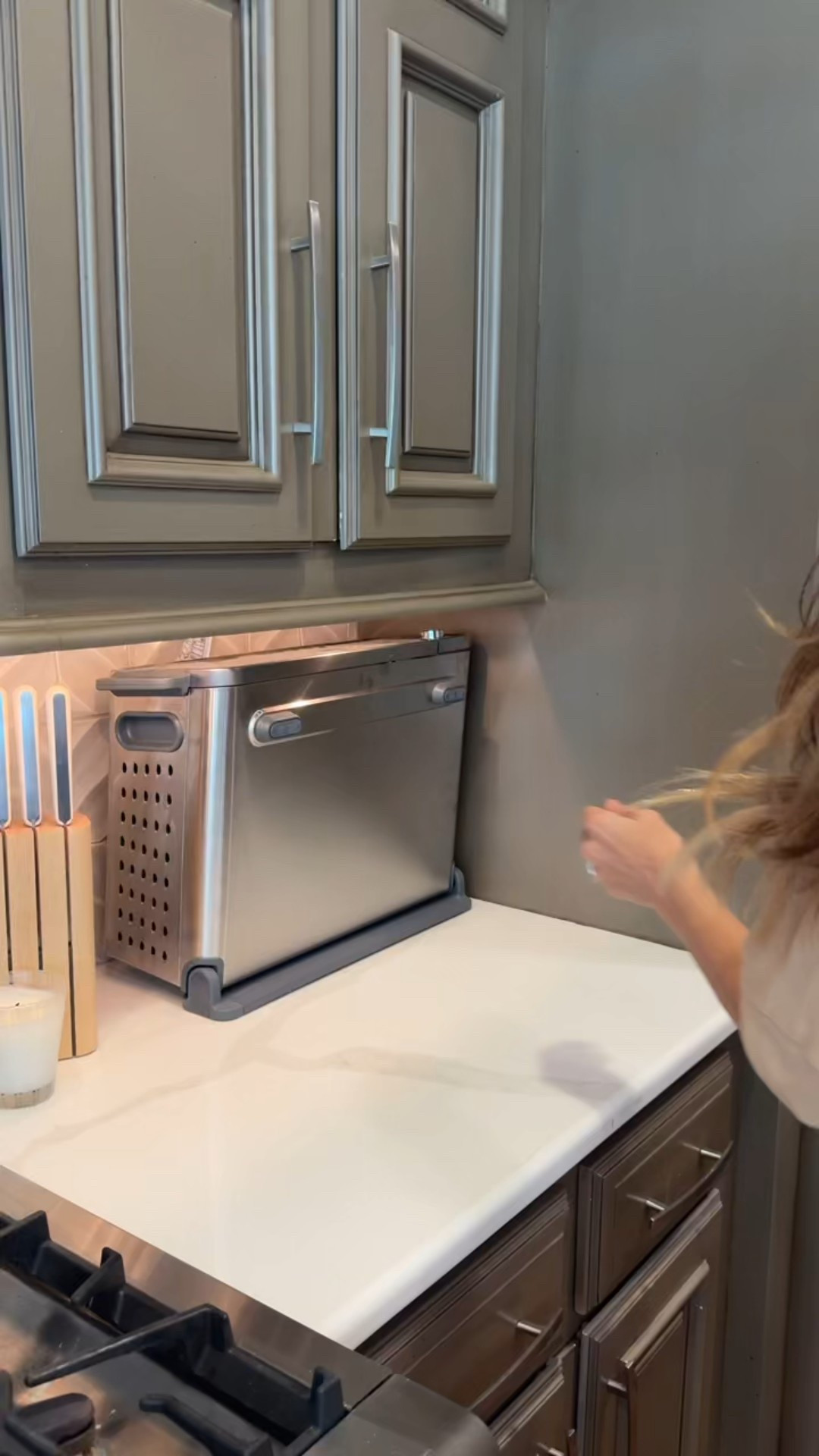 Space saving Ninja Air Fryer! This has been a total game changer especially with the clean minimal look we were going for! 

#LTKHome #LTKFamily