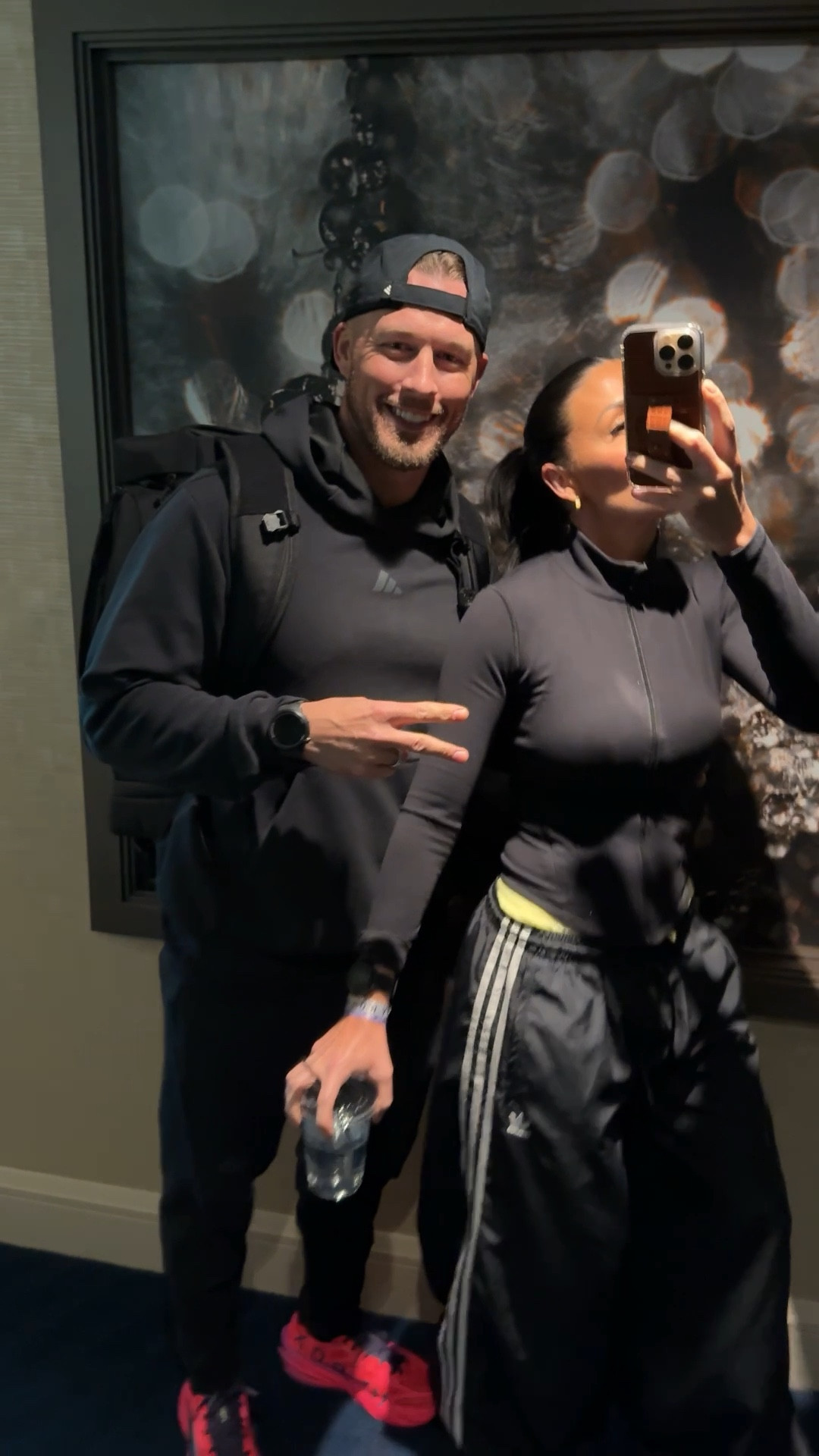 Our warm up outfit yesterday for Hyrox! 
Men’s adidas hoodie size large 
Men’s adidas joggers size medium
Aritizia jacket size small
Adidas pants size XS 



#LTKgrwm #LTKootd #LTKfitnessgoals