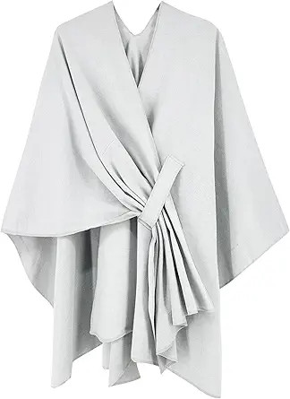 Moss Rose Women's Shawl Wrap Poncho Ruana Cape Open Front Cardigan Shawls for Fall Winter | Amazon (US)