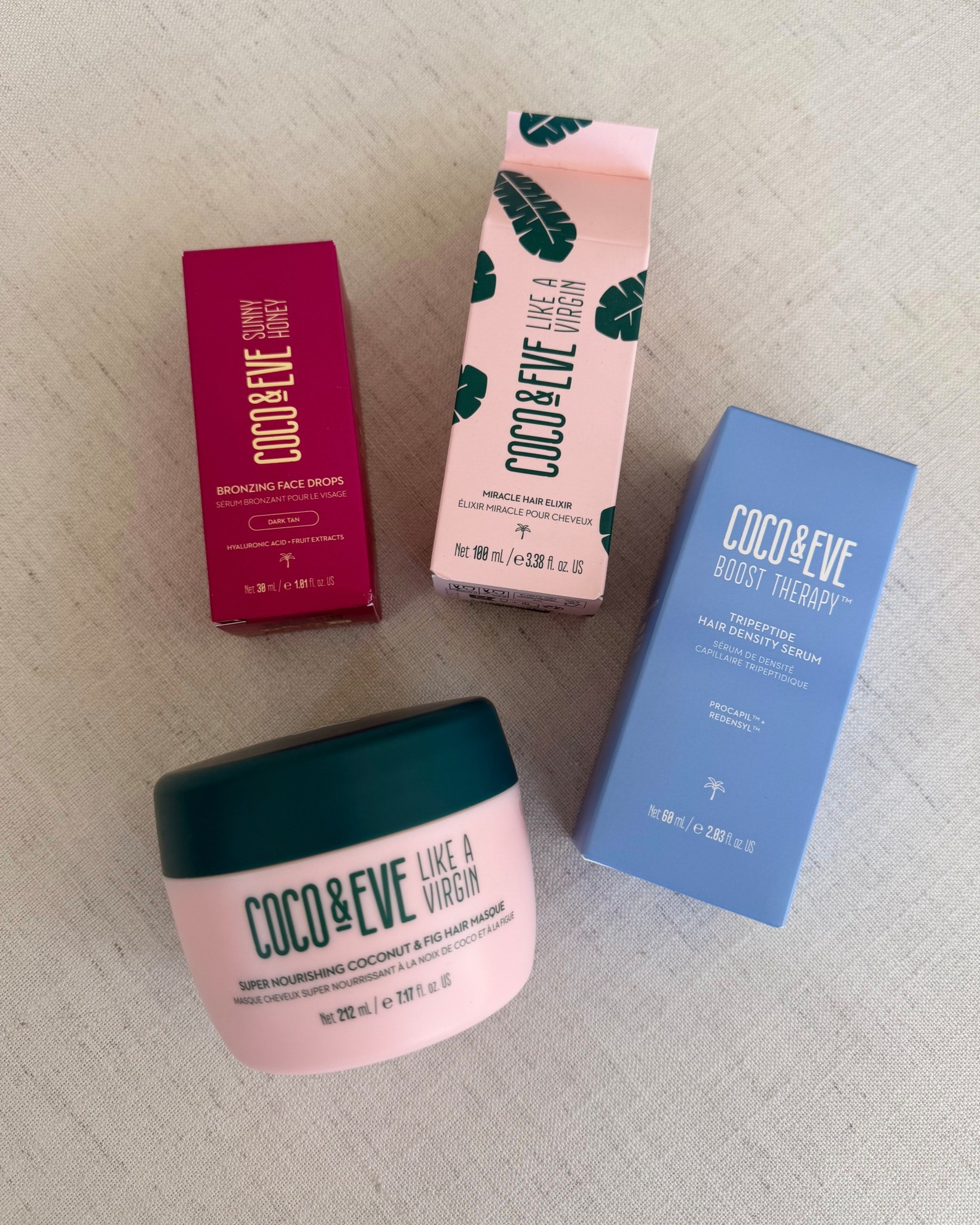 Been trying some new products from @Coco & Eve 
The face tanning drops and hair masque are lovely…testing the hair density serum for some much needed re-growth

#LTKBeauty #LTKmorningroutine #LTKselfcare