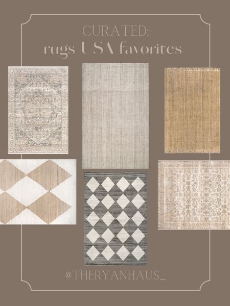 Curated rugs USA favorites use code BONNIE15 for 15% off!!


Neutral area rugs
Coordinating area rugs 



#LTKSale #LTKhome