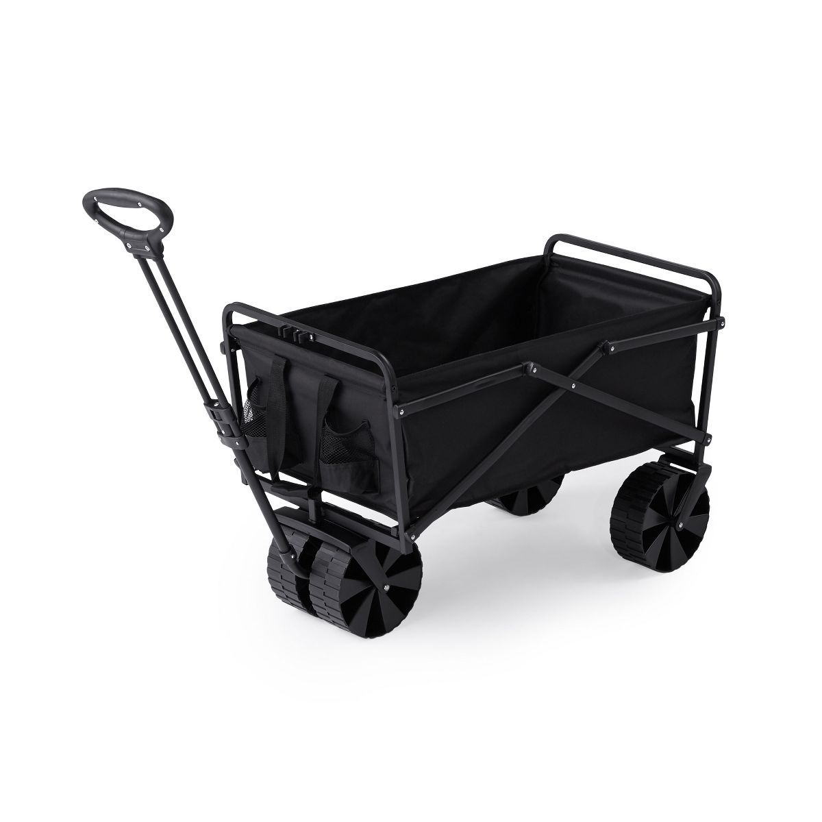 Seina Heavy Duty Steel Collapsible Folding Outdoor Portable Utility Cart Wagon with All Terrain P... | Target