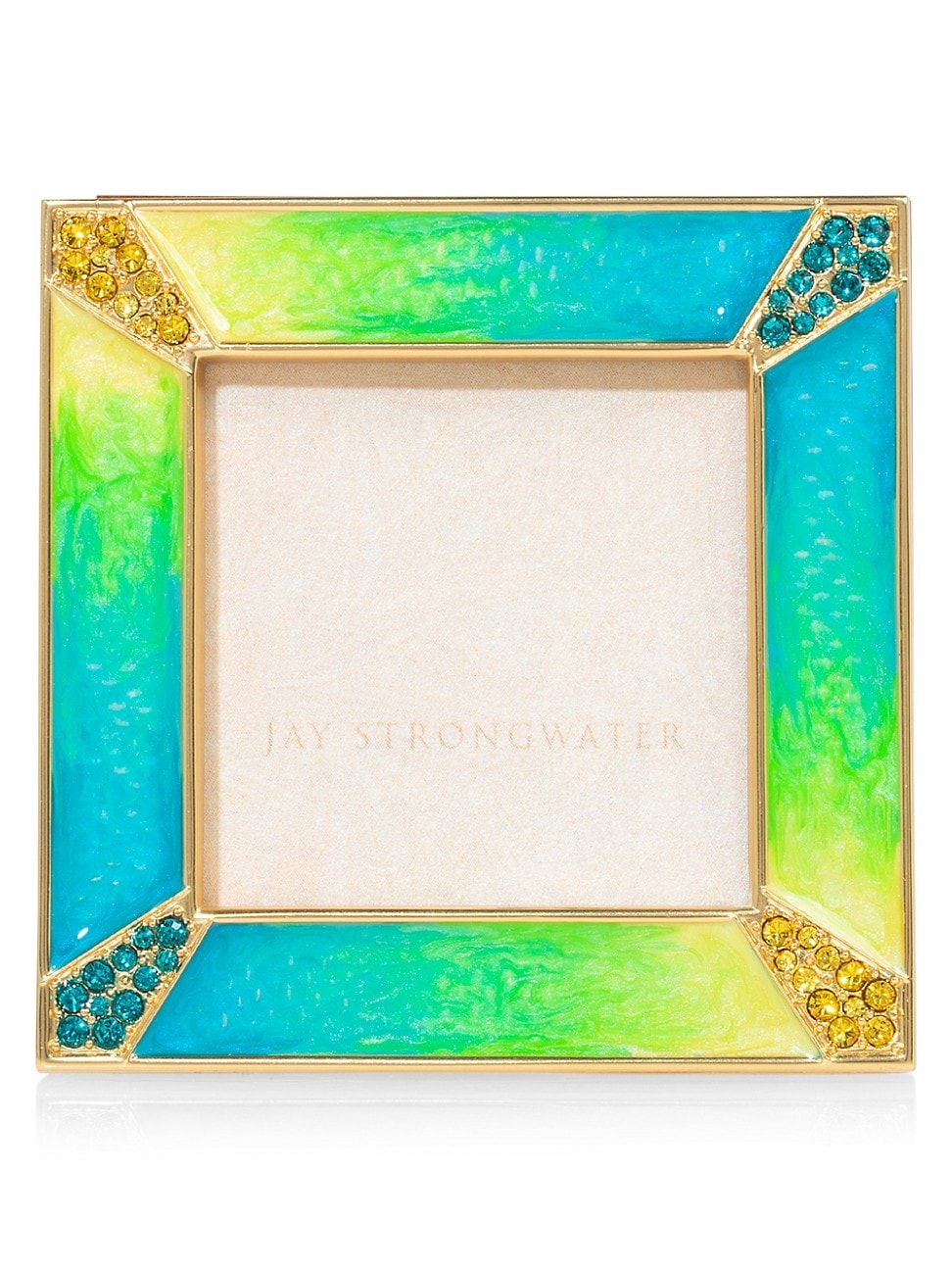 Pop Life Leland Pavé Corner Picture Frame - Blue Multi | Saks Fifth Avenue