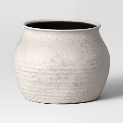 Sun Bleached Composite Indoor Outdoor Planter Pot Cream - Threshold™ designed with Studio McGee | Target