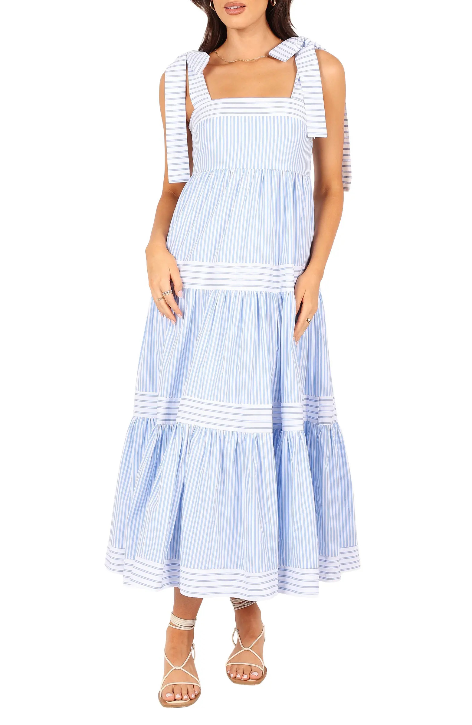 Bella Stripe Cotton Maxi Dress | Nordstrom