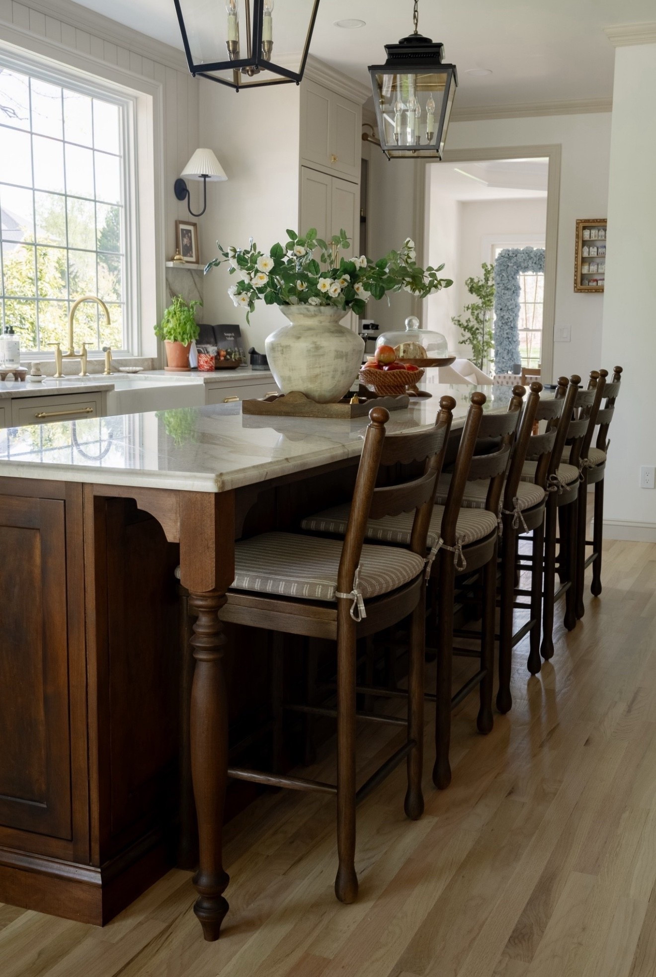 Nothing beats the character of a dark wood finish to make a kitchen feel curated and cozy. These stools have that perfect "modern meets heritage" look that I’ve been searching for!

kitchen counter, furniture finds, seating arrangement, home styling inspo, kitchen makeover, spring refresh, moody interiors, dream kitchen

#LTKHome #LTKU #LTKSeasonal