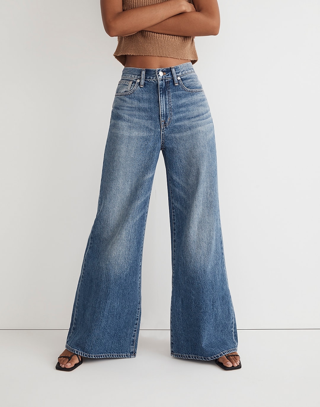 Extrawide-Leg Jeans in Montauk Wash | Madewell
