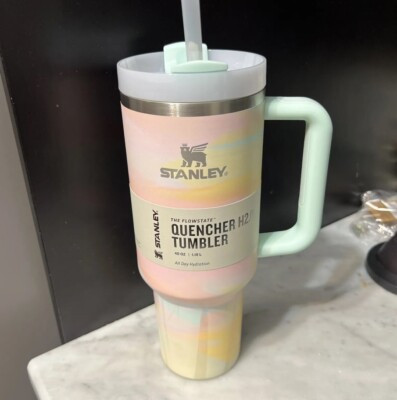 Stanley Quencher 40 Oz Tumbler Clean Slate Warm Serene Brushstrokes Taylor Swift  | eBay | eBay US