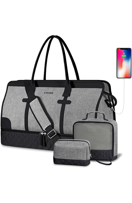 ETRONIK Weekender Bag Set – Chic Travel Duffle with Shoe Compartment

Travel in style with the ETRONIK Weekender Overnight Bag Set 💼✨
This sleek 3-piece set includes a large duffle bag, toiletry bags, a shoe compartment, and a wet pocket — perfect for weekend getaways, gym days, or hospital stays. The modern  design keeps your travel look effortlessly chic while staying practical and organized. A must-have for women who love style and function in one travel bag!


#WeekenderBag #TravelBags #OvernightBag #CarryOnBag #TravelEssentials #TravelStyle #WeekendGetaway #ChicTravel #GymBag #PackingEssentials #ETRONIKBag #TravelAccessories #AmazonFinds #TravelMustHave #WomenTravelBags #TravelGoals #DuffleBag #OrganizedPacking #StylishTravel #BlackGreyAesthetic 

 #LTKFindsUnder50 #LTKTravel #LTKItBag
