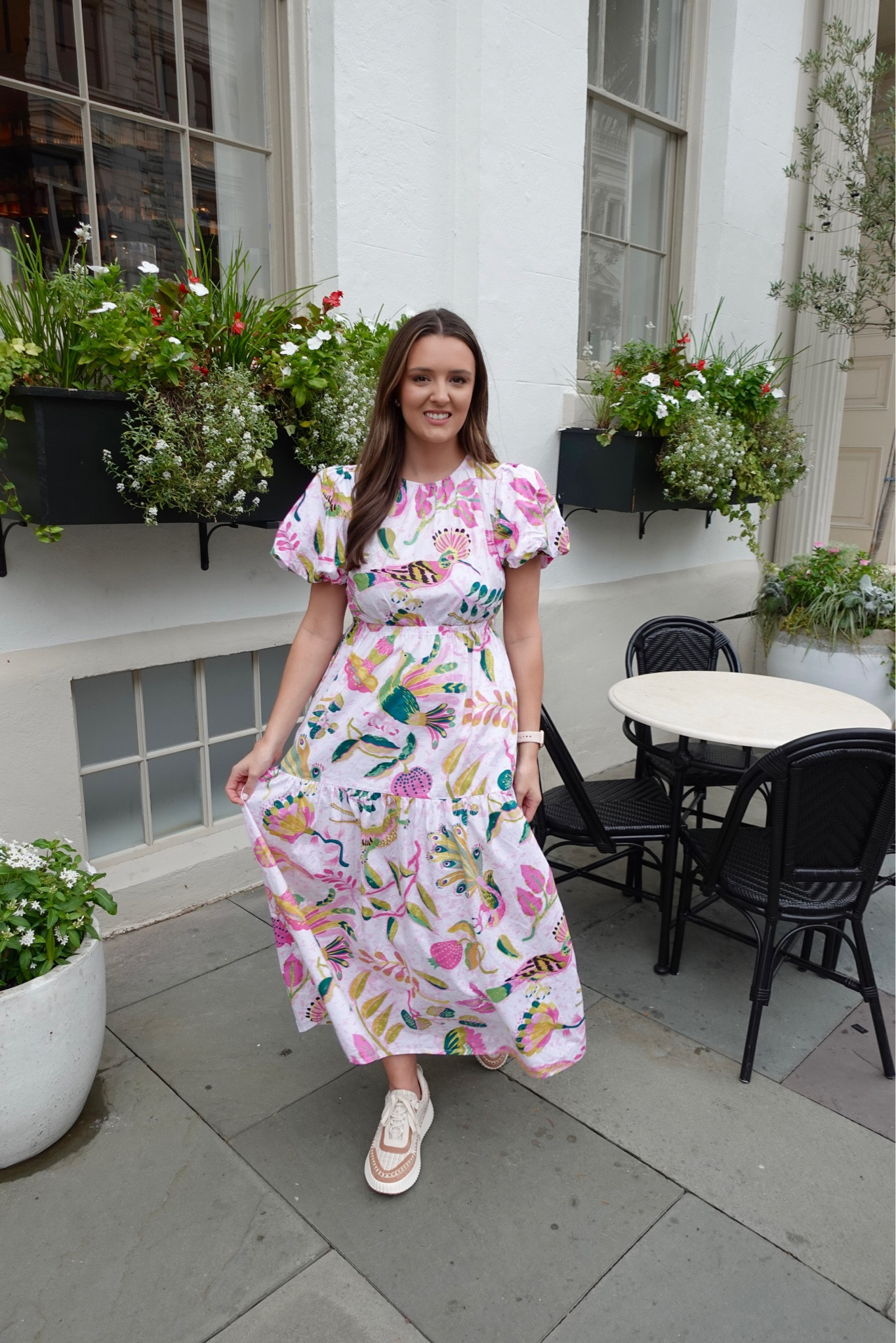 Charleston day 1 outfit! Dress brand runs small so I sized up 1 size (wearing a L). Sneakers are TTS! 

Floral dress
Printed dress
Midi dress
Fall shoes 
Chloe dupe 
Designer dupe 
Walking sneakers
Nice sneakers 
Dressy sneakers 
Charleston outfit
Fall shoes
Sneakers
Fashion sneakers
Midi dress
Puff sleeves
Puff sleeve midi dress
Sneakers and dress outfit 

#LTKstyletip #LTKxPrime #LTKshoecrush