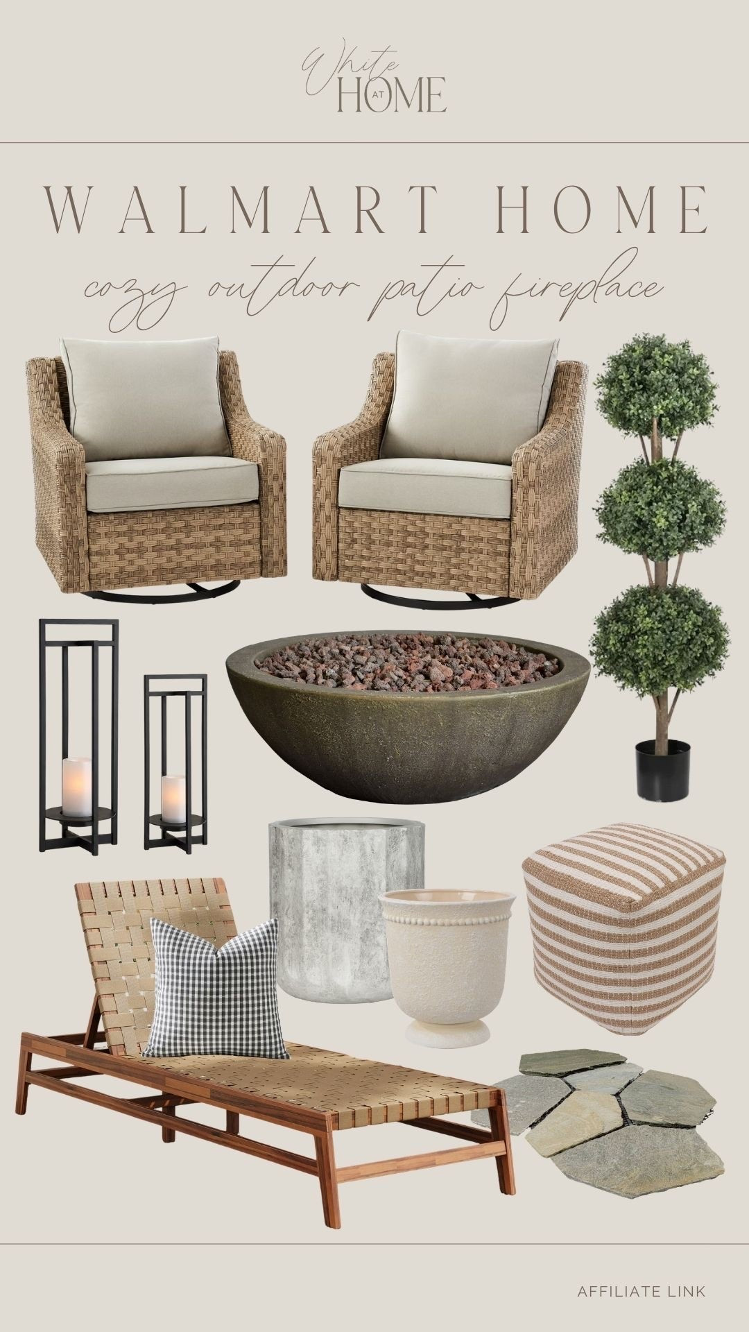 I love this cozy outdoor fire pit patio inspiration all from Walmart! Affordable, high-end style, and beautiful quality pieces that will keep you comfortable this summer season.

#LTKHome #LTKSeasonal