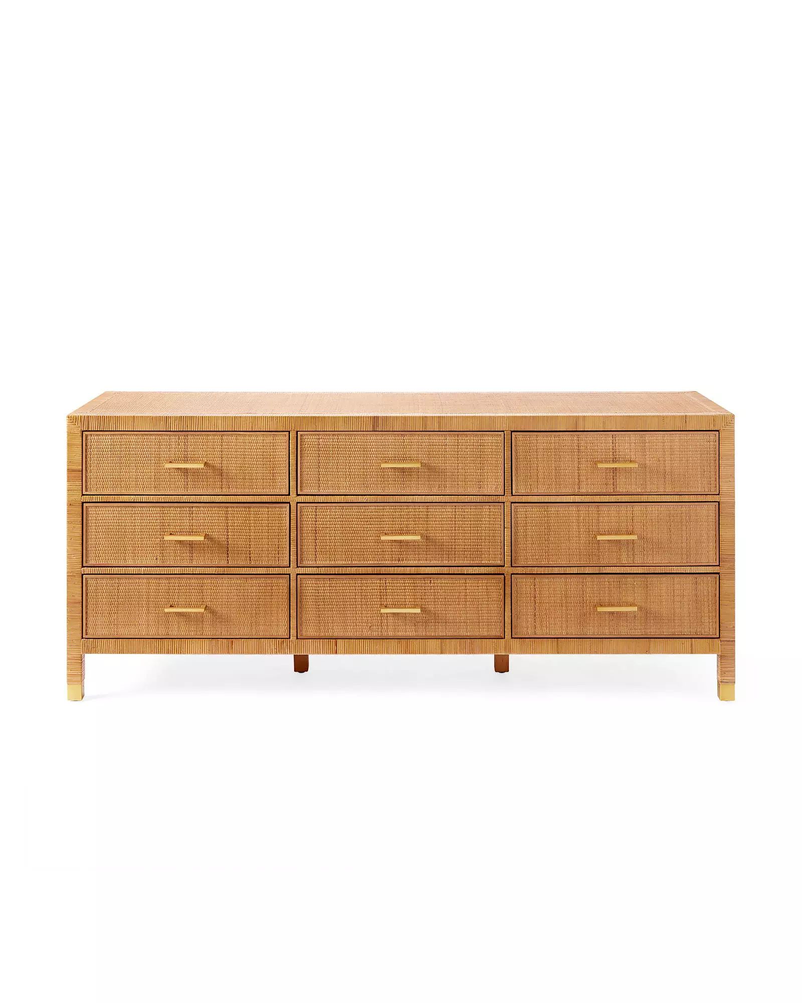 Balboa Rattan Dresser | Serena and Lily