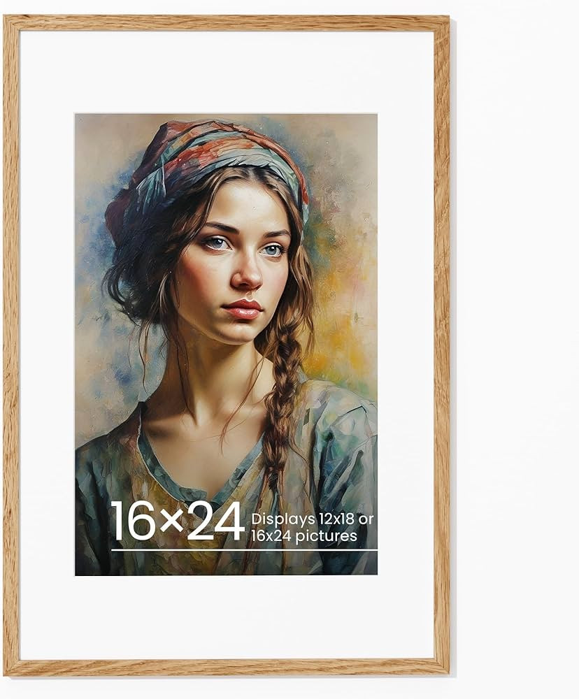 Vivelove 16x24 Oak Wood Picture Frames -16"x24" Poster Frames for Wall, 16x24 Picture Frames for ... | Amazon (CA)