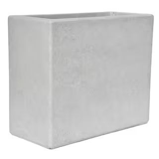 20 in. H x 24 in. x 11 in. Composite White Wash Deck Box in a Smooth Cement Finish | The Home Depot