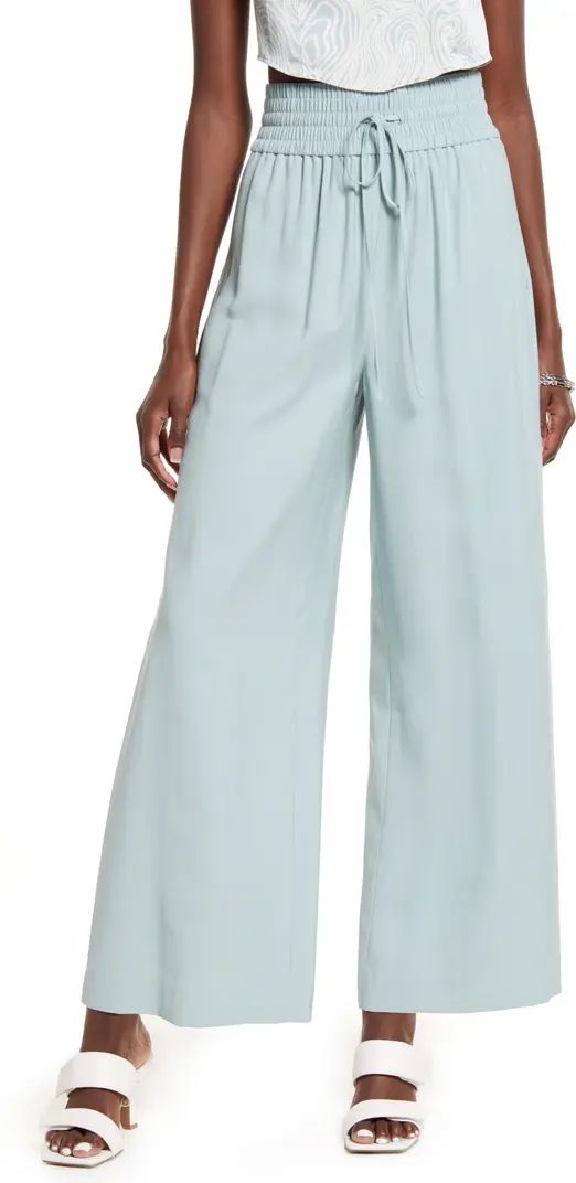 Drawstring Wide Leg Pants | Nordstrom