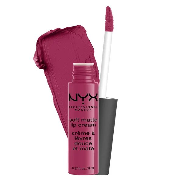 NYX Professional Makeup Soft Matte Lip Cream, lightweight liquid lipstick Prague, 0.8 Oz | Walmart (US)