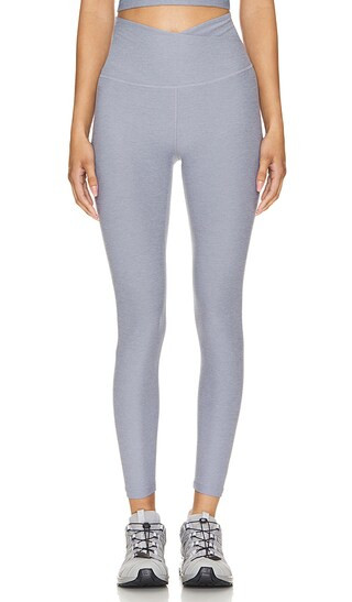 Spacedye At Your Leisure Midi Legging in Cloud Grey Heather | Revolve Clothing (Global)