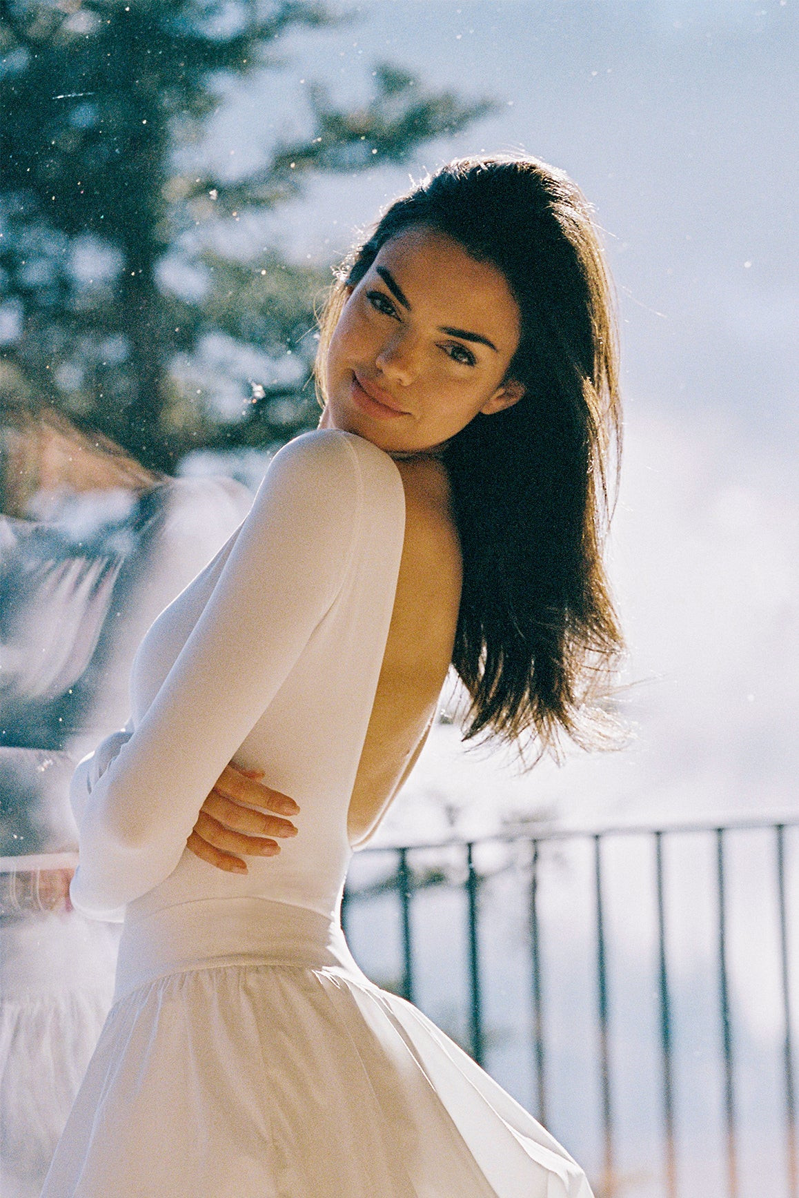 Long Sleeve Open Back Bodysuit | WISKIIACTIVE