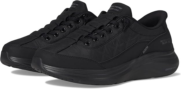 Skechers Women's Contour Foam Cozy Fit Hands Free Slip-ins Sneakers | Amazon (US)