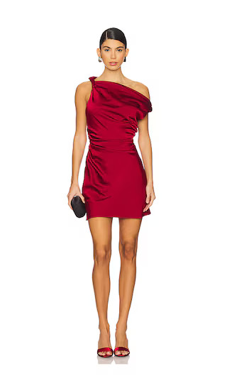 X Revolve Alissa Mini Dress in Red Cocktail Dress Winter Cocktail Dress Outfit Red Outfit Inspo 2025 | Revolve Clothing (Global)