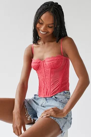 Out From Under Modern Love Corset | Urban Outfitters (US and RoW)