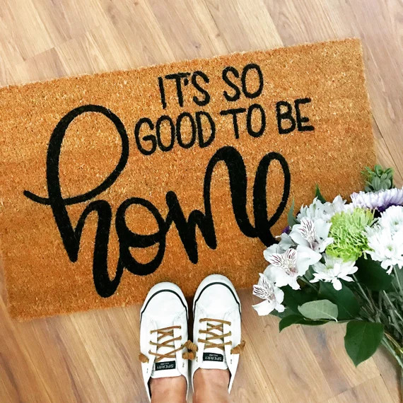 Doormat door mat It's so good to be home doormat front | Etsy | Etsy (US)