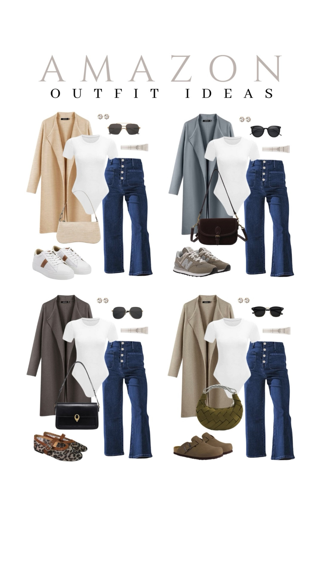 Amazon has this super cozy long cardigan jacket available in many colors. I picked my favorite color and styled them with a basic bodysuit, jeans, and trendy shoes.

cardigan style, cozy look, favorite finds, casual chic, amazon fashion, layering pieces, stylish sunglasses, cute accessories

#LTKU #LTKSeasonal #LTKStyleTip