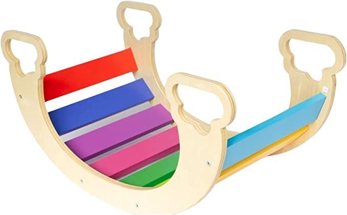 Waldorf Rocker Board for Toddlers - Safe Non Toxic Climbing and Rocking Board | Amazon (US)